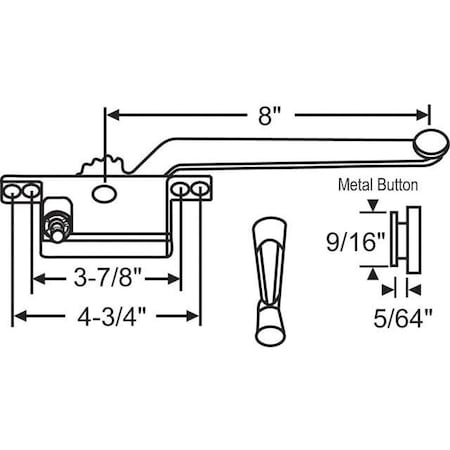 Strybuc Casement Operator Assembly 36-109